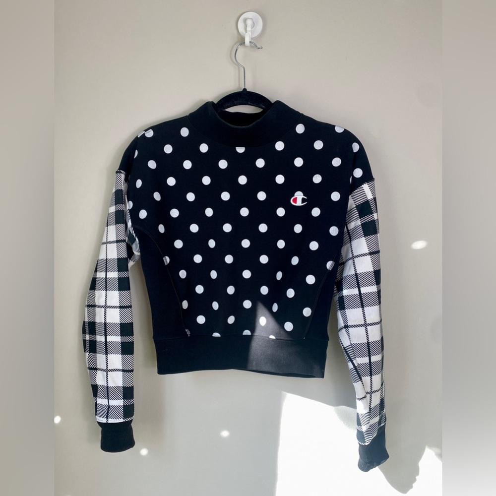 Mockneck Sweatshirt - Multipattern